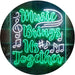 Musician Gift Music Brings Us Together Quote LED Light Sign - Way Up Gifts