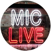On Air Mic Live LED Light Sign - LED Gift Works