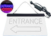 Entrance Left Arrow LED Light Sign - Way Up Gifts