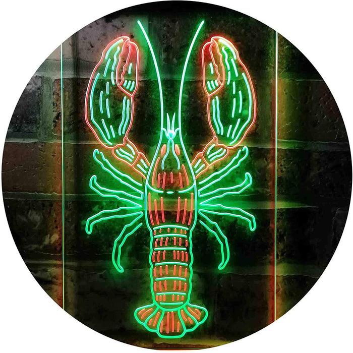 Lobster Seafood Restaurant LED Light Sign - Way Up Gifts