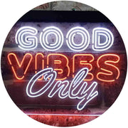 Good Vibes Only Party Room LED Light Sign - LED Gift Works