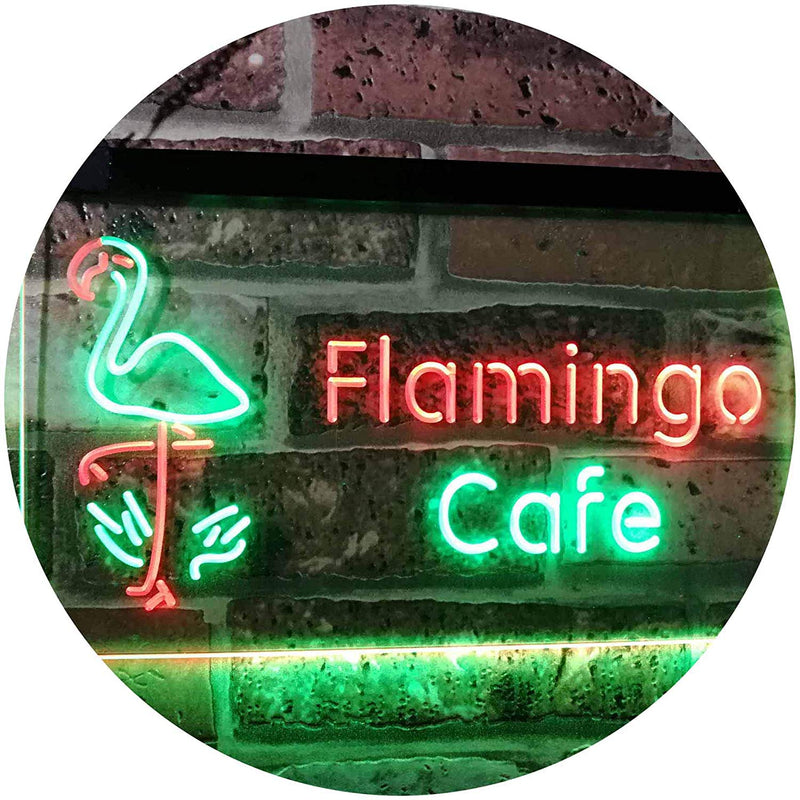 Flamingo Cafe LED Light Sign - LED Gift Works
