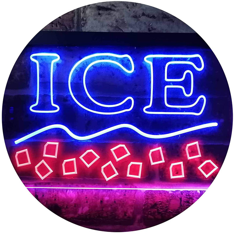 Ice Bags Supply Shop LED Light Sign - LED Gift Works