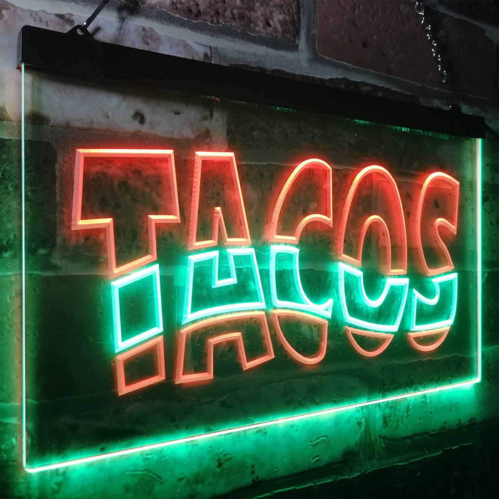 Mexican Restaurant Tacos LED Light Sign - Way Up Gifts
