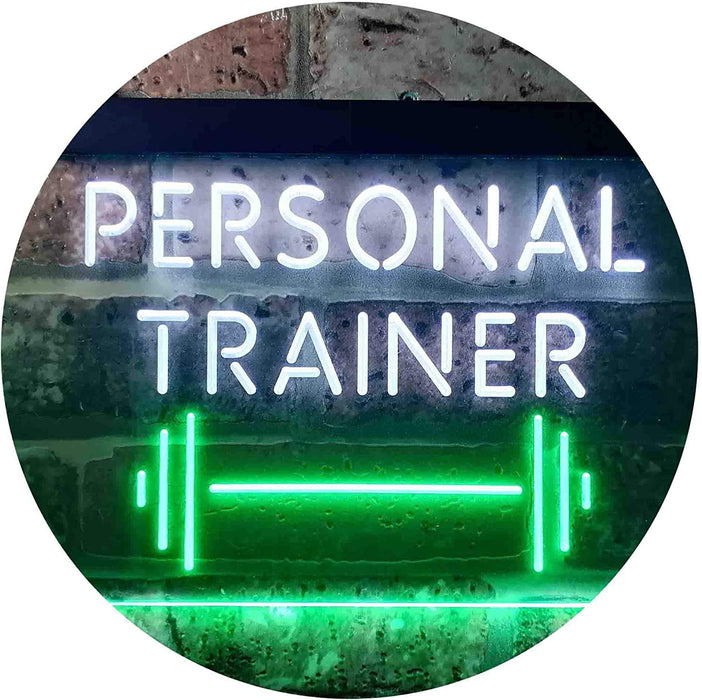 Personal Trainer Gym Fitness Center LED Light Sign - Way Up Gifts