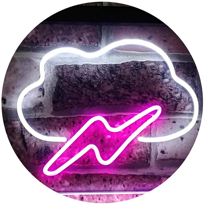 Cloud Lightning Kid's Room Decor LED Light Sign - Way Up Gifts