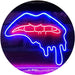 Biting Lip Bite Bleeding Art LED Light Sign - Way Up Gifts
