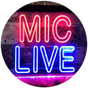 On Air Mic Live LED Light Sign - LED Gift Works
