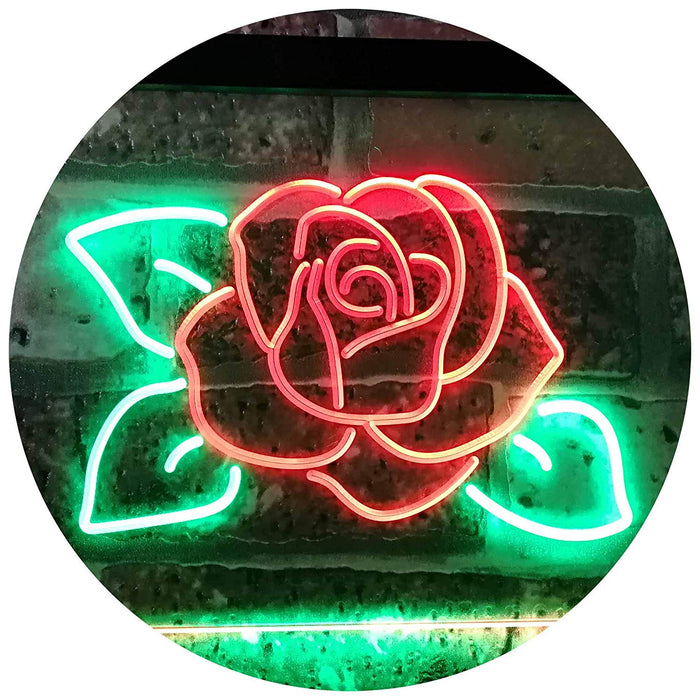 Rose Flower LED Light Sign - Way Up Gifts