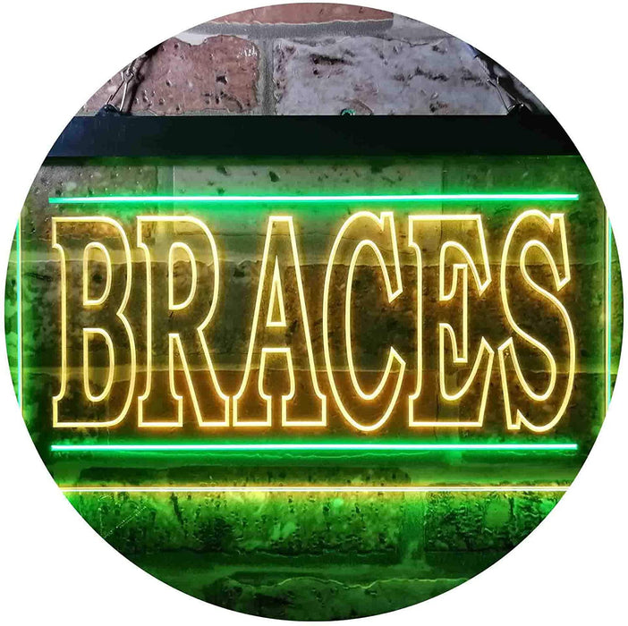 Orthodontist Braces LED Light Sign - Way Up Gifts