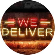 Restaurant Food Delivery We Deliver LED Light Sign - LED Gift Works