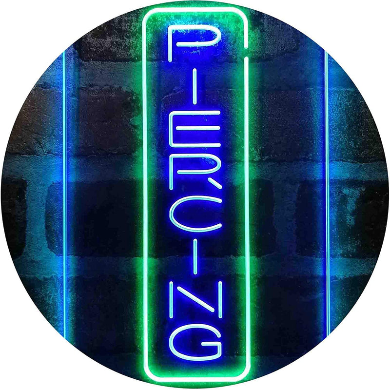 Vertical Piercing LED Light Sign - LED Gift Works