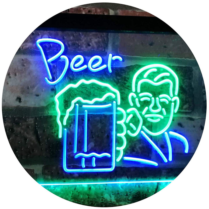 Classic Man Cave Beer LED Light Sign - LED Gift Works