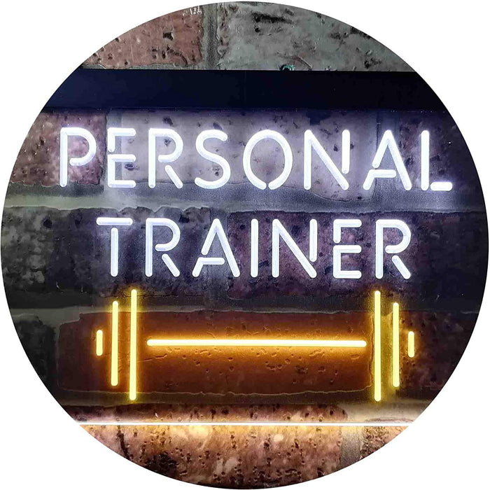 Personal Trainer Gym Fitness Center LED Light Sign - Way Up Gifts