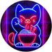 Maneki Neko Ramen Luck Cat LED Light Sign - Way Up Gifts