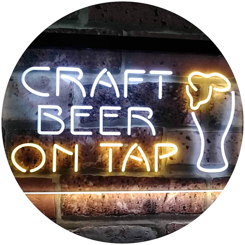 Craft Beer On Tap LED Light Sign - LED Gift Works