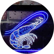Shrimp Seafood Ocean Display LED Light Sign - LED Gift Works
