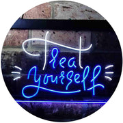 Treat Yourself Girl Bedroom Decoration LED Light Sign - LED Gift Works