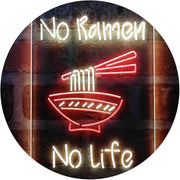 No Ramen No Life Shop LED Light Sign - LED Gift Works
