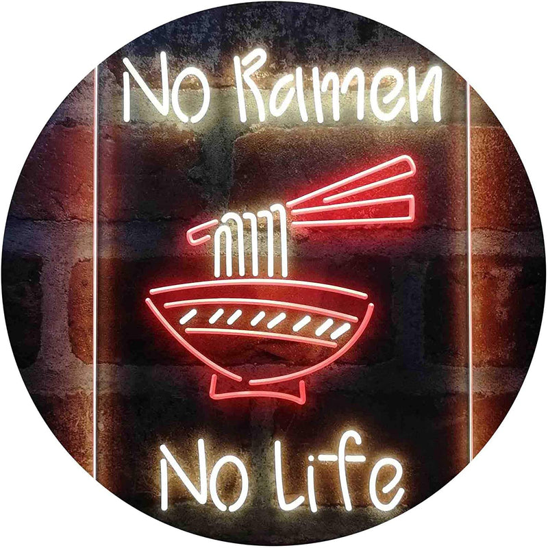 No Ramen No Life Shop LED Light Sign - LED Gift Works