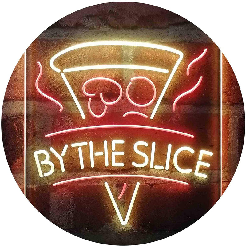 Pizza by The Slice LED Light Sign - LED Gift Works