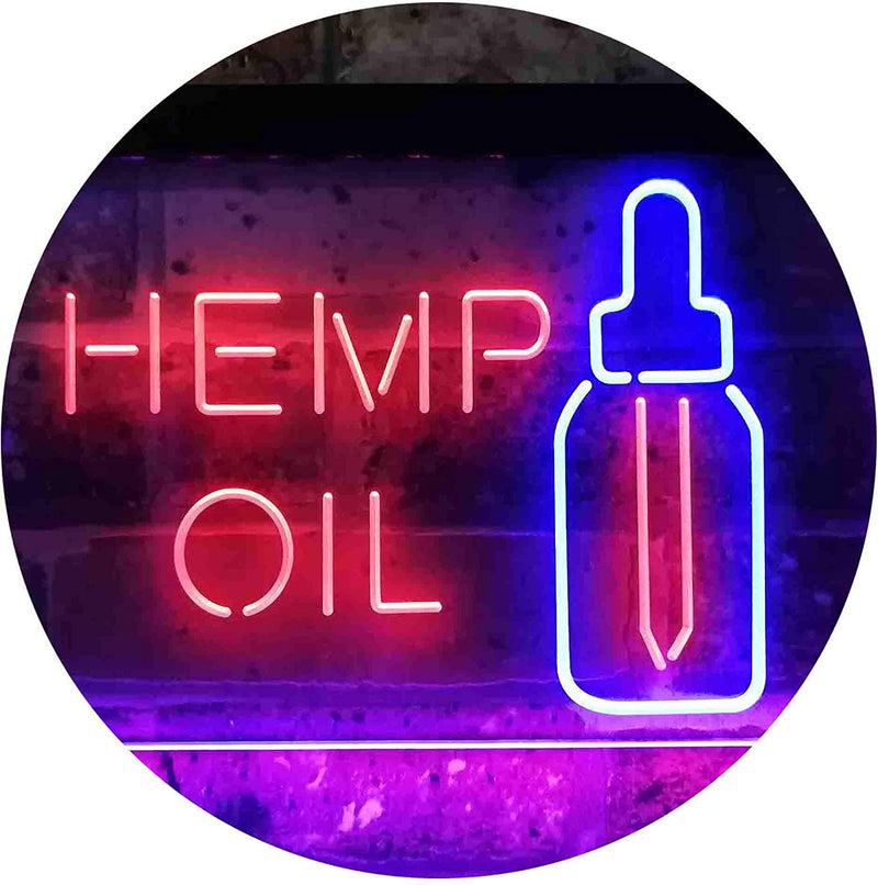 Hemp Oil LED Light Sign - LED Gift Works