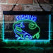 Fishing Camp Cabin LED Light Sign - Way Up Gifts
