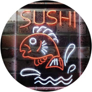 Fish Sushi LED Light Sign - LED Gift Works