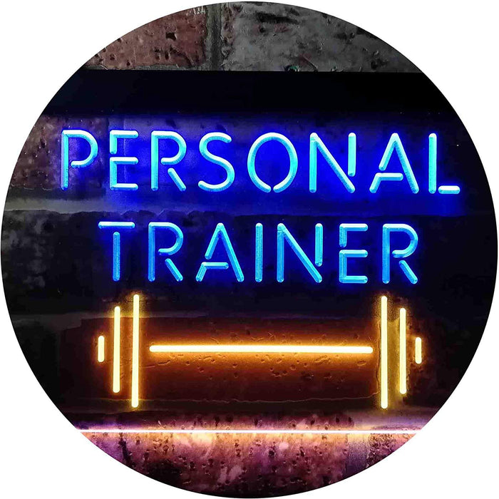 Personal Trainer Gym Fitness Center LED Light Sign - Way Up Gifts