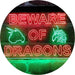 Beware of Dragon Kid Room Decoration LED Light Sign - Way Up Gifts