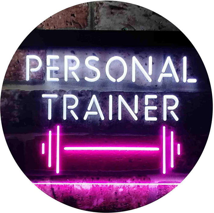 Personal Trainer Gym Fitness Center LED Light Sign - Way Up Gifts