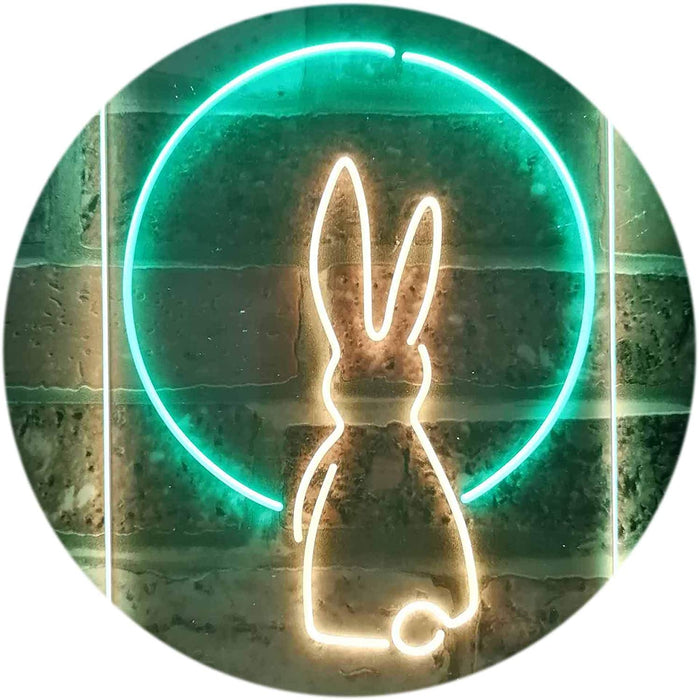 Rabbit Moon Window Display LED Light Sign - Way Up Gifts