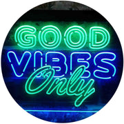 Good Vibes Only Party Room LED Light Sign - LED Gift Works