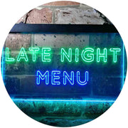 Late Night Menu LED Light Sign - LED Gift Works
