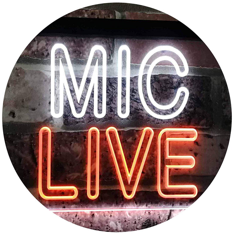 On Air Mic Live LED Light Sign - LED Gift Works