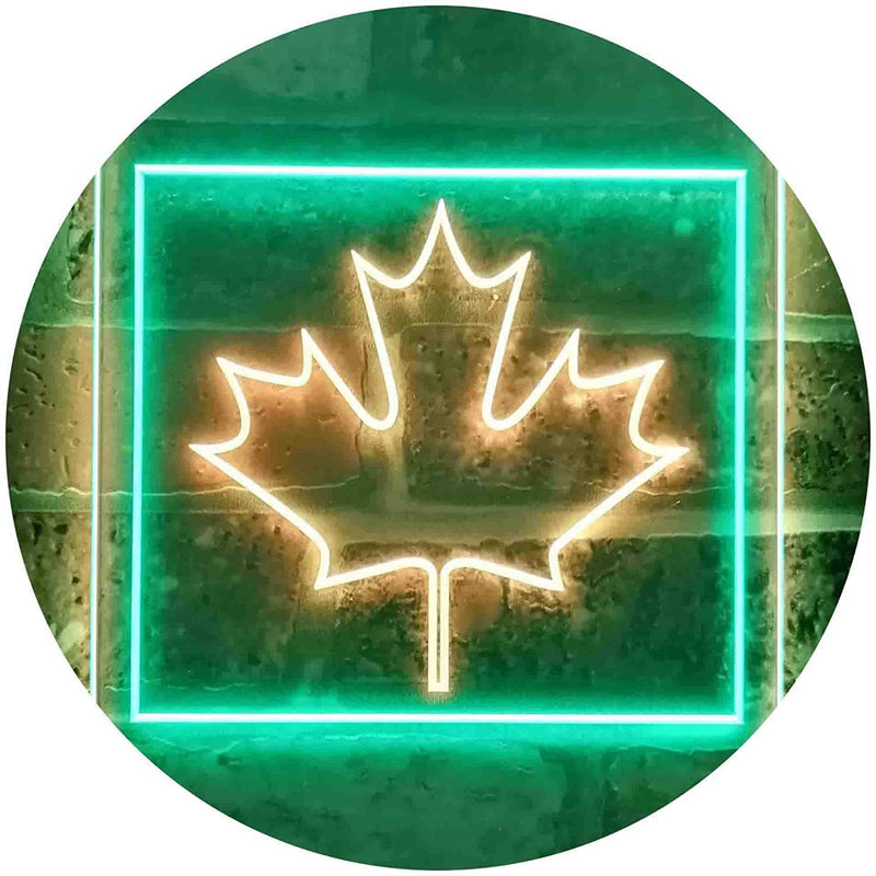 Canada Canadian Maple Leaf LED Light Sign - LED Gift Works