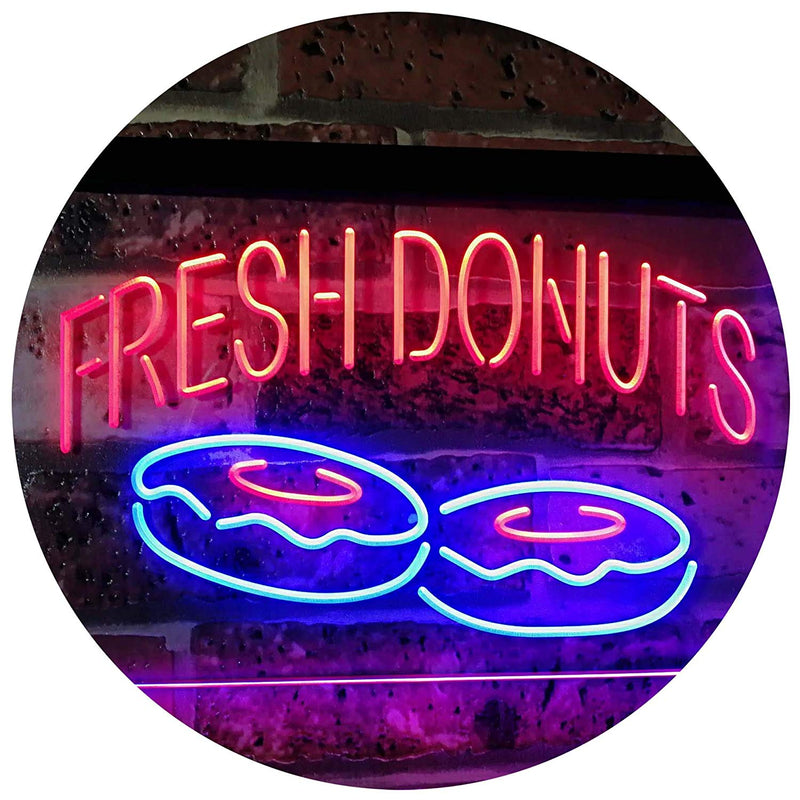 Fresh Donuts LED Light Sign - LED Gift Works