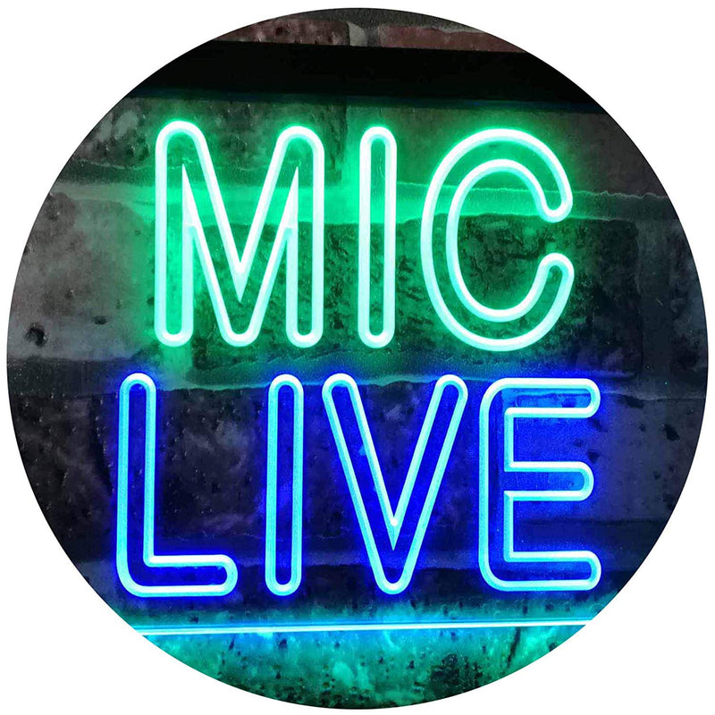 On Air Mic Live LED Light Sign - LED Gift Works