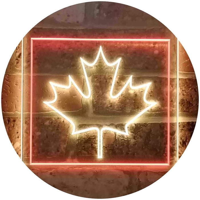 Canada Canadian Maple Leaf LED Light Sign - Way Up Gifts