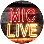 On Air Mic Live LED Light Sign - LED Gift Works