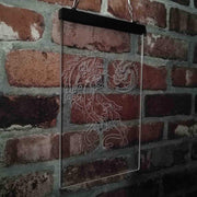 Tiger and Dragon Fight Man Cave Room Garage LED Light Sign - LED Gift Works