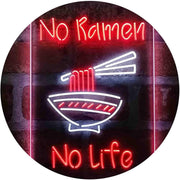 No Ramen No Life Shop LED Light Sign - LED Gift Works