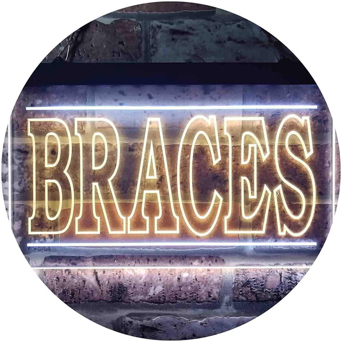 Orthodontist Braces LED Light Sign - Way Up Gifts