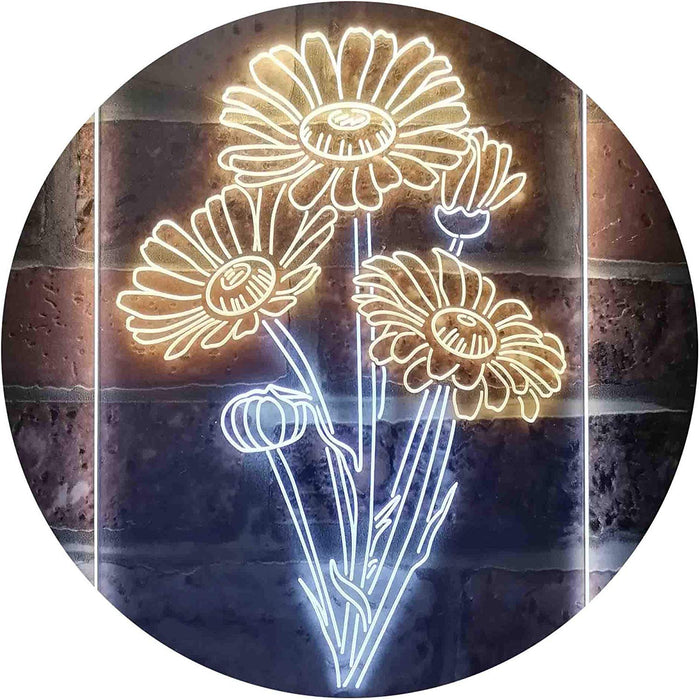 Daisy Flowers LED Light Sign - Way Up Gifts