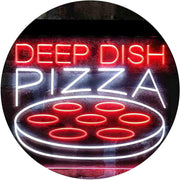 Deep Dish Pizza LED Light Sign - LED Gift Works
