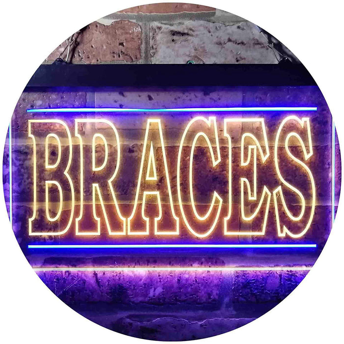 Orthodontist Braces LED Light Sign - Way Up Gifts