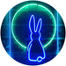 Rabbit Moon Window Display LED Light Sign - Way Up Gifts