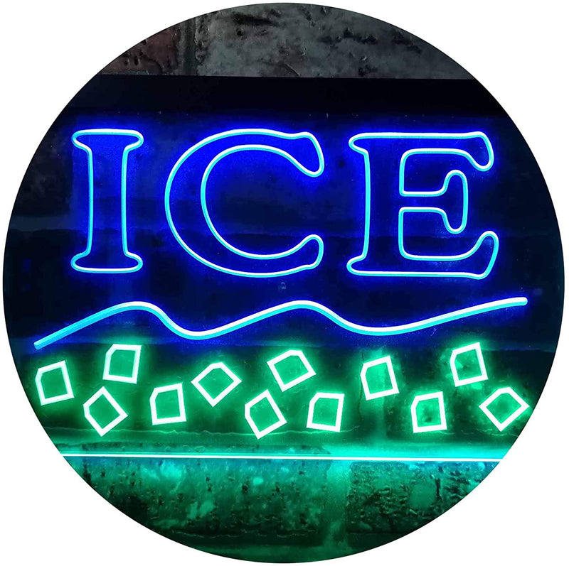 Ice Bags Supply Shop LED Light Sign - LED Gift Works