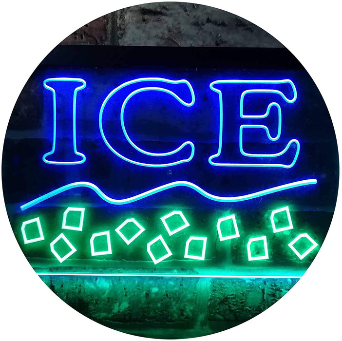 Ice Bags Supply Shop LED Light Sign - Way Up Gifts