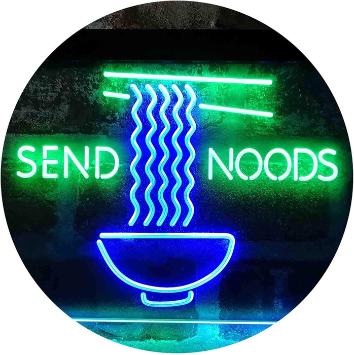 Humor Send Noods Noodles Home Decoration LED Light Sign - Way Up Gifts